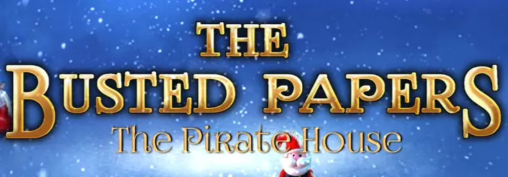 The Frozen Sleigh - The Busted Papers: The Pirate House logo