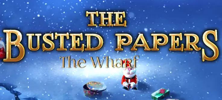 The Frozen Sleigh - The Busted Papers: The Wharf logo