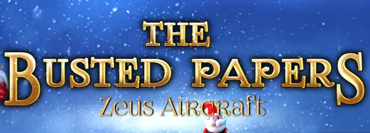 The Frozen Sleigh - The Busted Papers: Zeus Aircraft logo