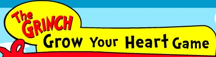 The Grinch Grow Your Heart Game logo