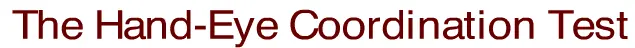 The Hand-Eye Coordination Test logo
