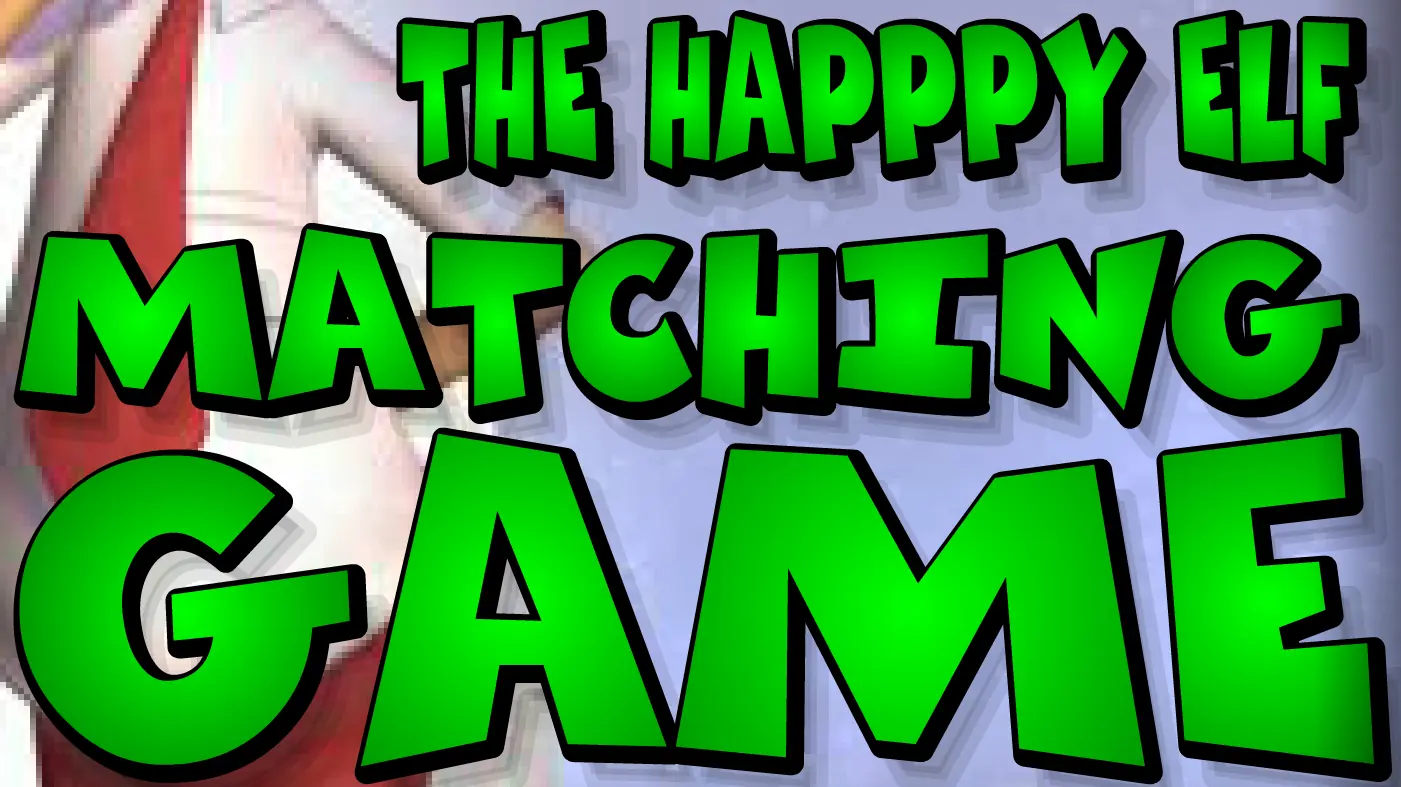 The Happy Elf Matching Game logo