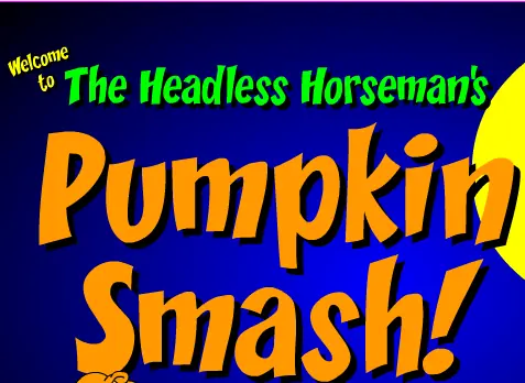 The Headless Horseman's Pumpkin Smash logo
