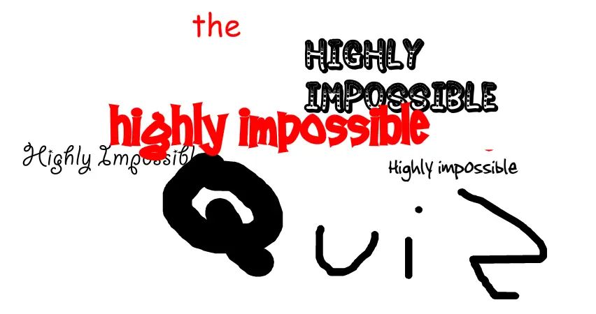 The Highly Impossible Quiz logo