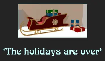 The Holidays are Over logo