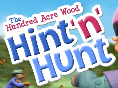 The Hundred Acre Wood Hint 'n' Hunt logo