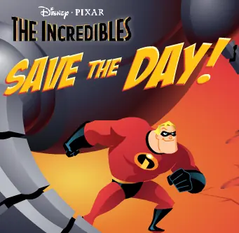 The Incredibles Save The Day logo