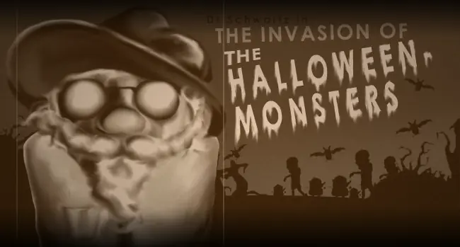 The Invasion of the Halloween-Monsters logo
