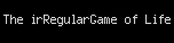 The irRegularGame of Life logo