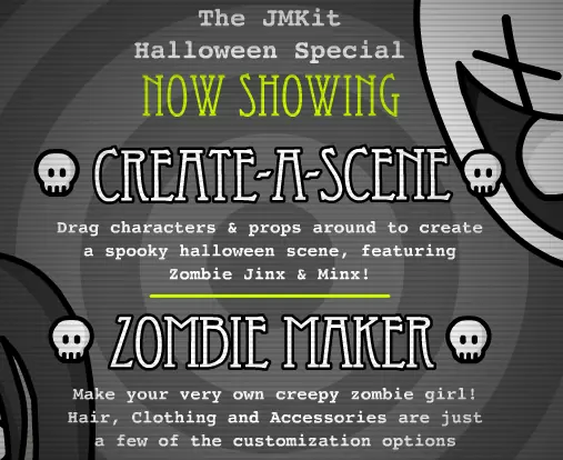 The JMKit Halloween Special logo