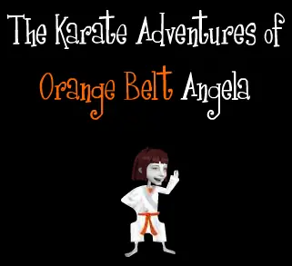 The Karate Adventures of Orange Belt Angela logo