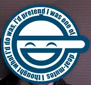 The Laughing Man logo