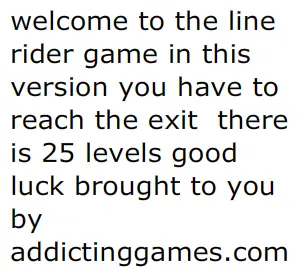 The Line Rider Game logo
