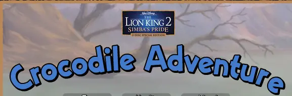 The Lion King 2 Simba's Pride: Crocodile Adventure logo