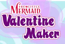 The Little Mermaid: Valentine Maker logo