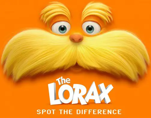 The Lorax - Spot the Difference logo