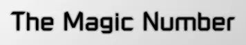 The Magic Number logo
