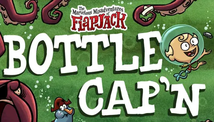 The Marvelous Misadventures of Flapjack - Bottle Cap'n logo