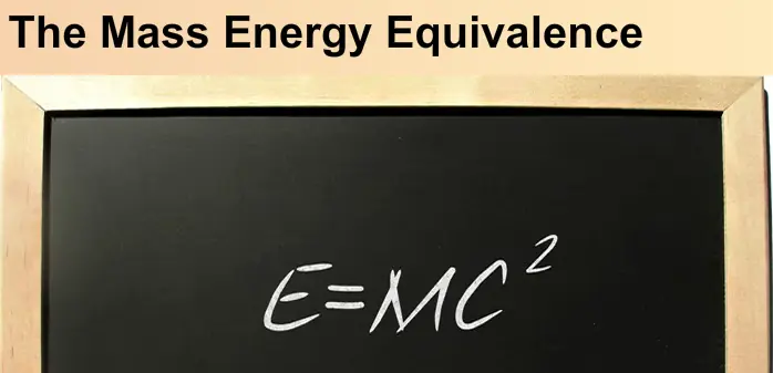 The Mass Energy Equivalence logo