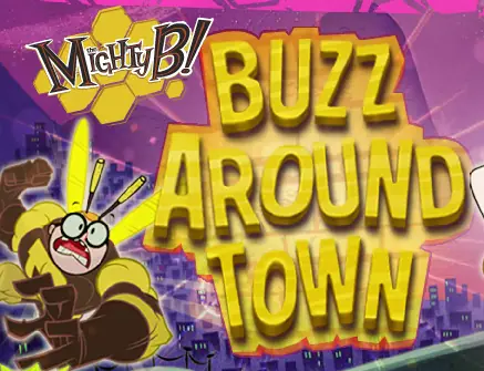 The Mighty B! Buzz Around Town logo