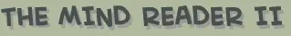 The Mind Reader II logo