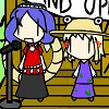 The Mountain of Faith characters try to recruit worshippers. logo