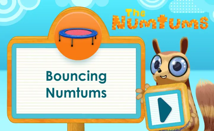 The Numtums: Bouncing Numtums logo