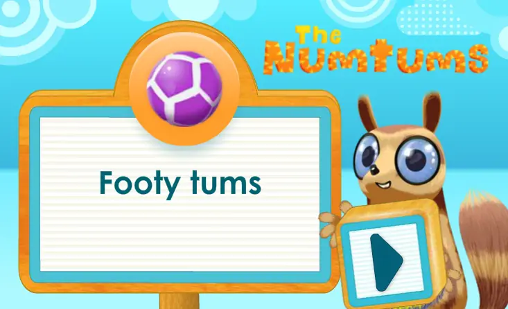The Numtums: Footy Tums logo