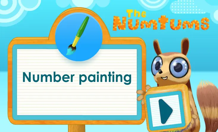 The Numtums: Number Painting logo