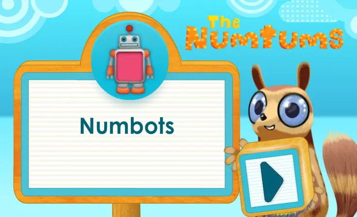The Numtums: Numbots logo
