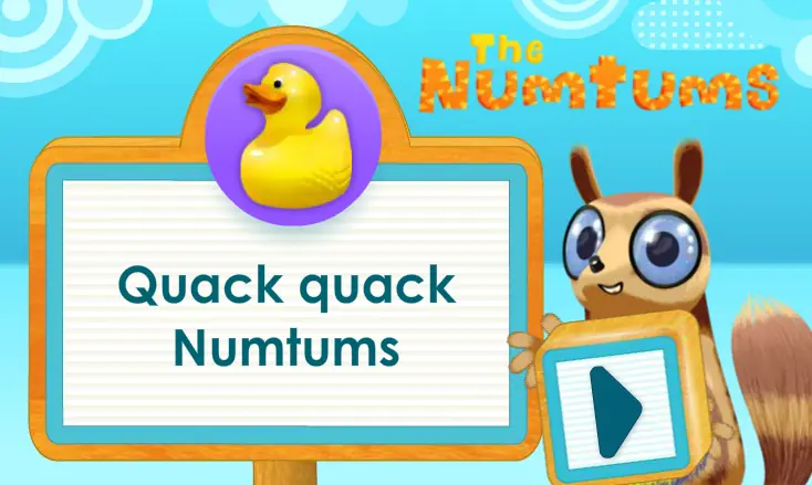 The Numtums: Quack Quack Numtums logo