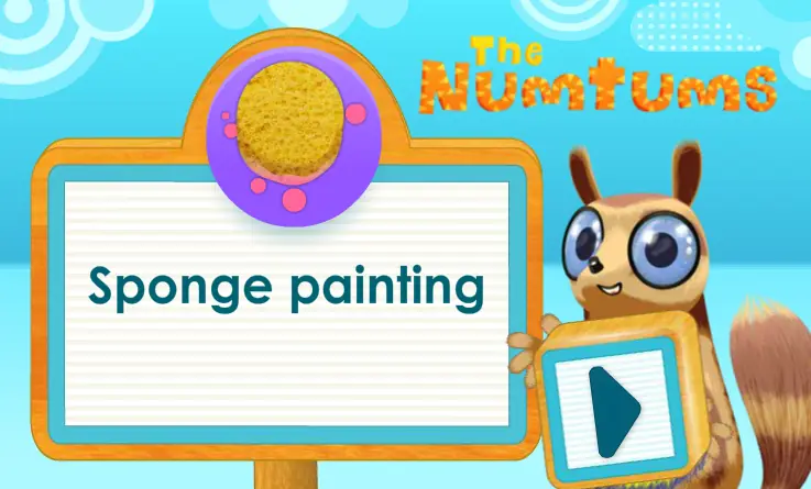 The Numtums: Sponge Painting logo
