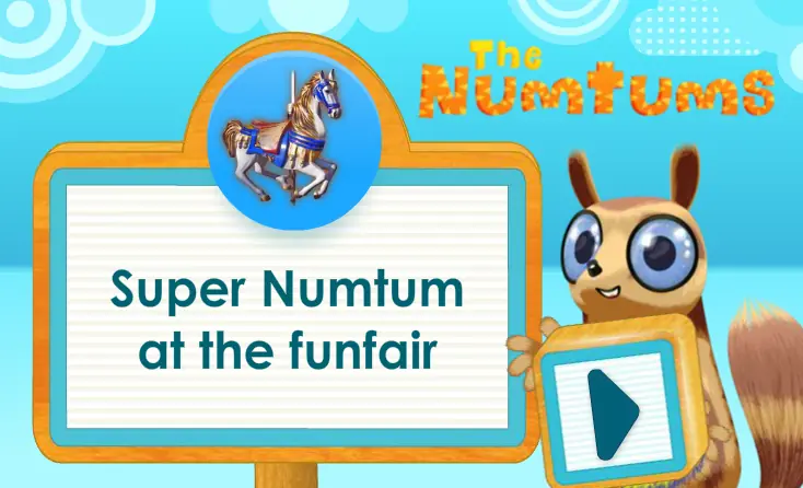The Numtums: Super Numtum at the Funfair logo
