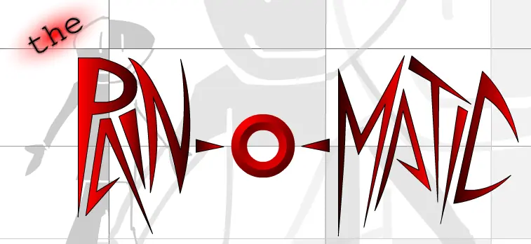 The Pain-O-Matic logo