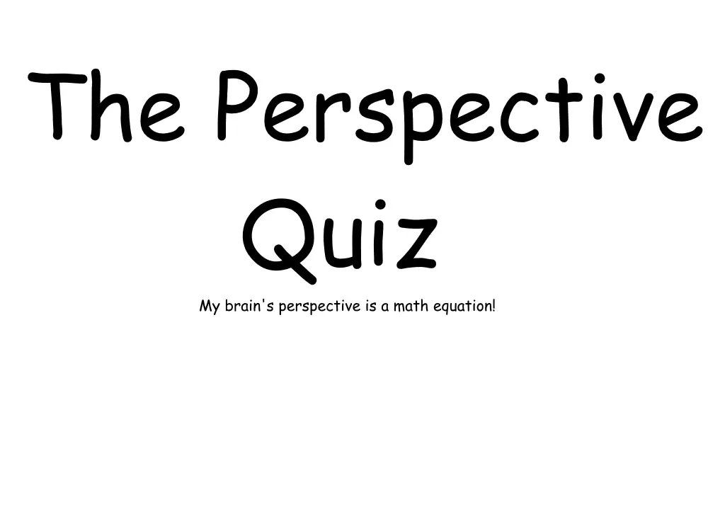 The Perspective Quiz logo