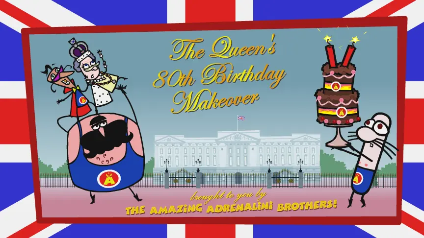 The Queen's 80th Birthday Makeover logo