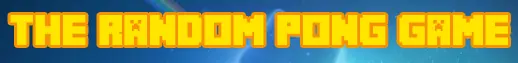 The Random Pong Game logo