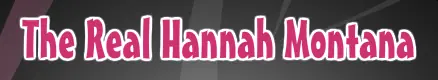 The Real Hannah Montana logo