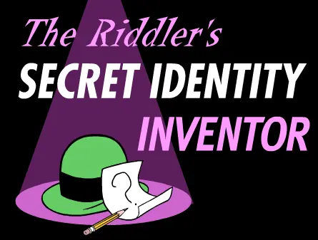 The Riddler's Secret Identity Inventor logo