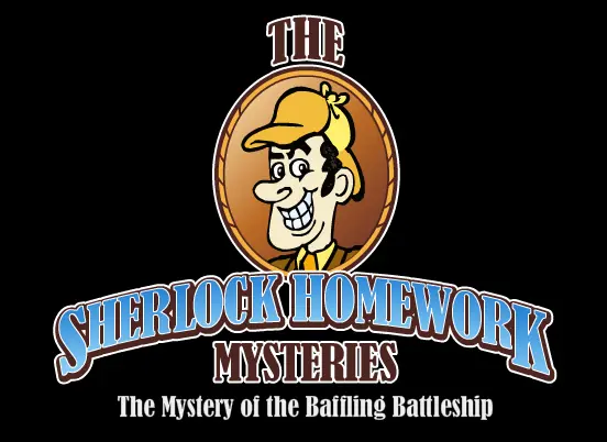 The Sherlock Homework Mysteries: The Mystery of the Baffling Battleship logo