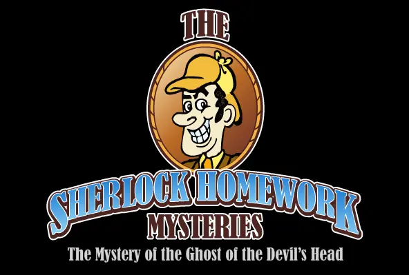 The Sherlock Homework Mysteries: The Mystery of the Ghost of the Devil's Head logo