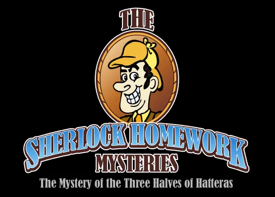 The Sherlock Homework Mysteries: The Mystery of the Three Halves of Hatteras logo