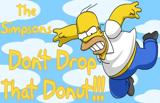 The Simpsons Don't Drop That Donut!!! logo