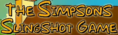 The Simpsons Slingshot Game logo