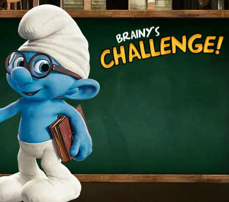 The Smurfs: Brainy's Challenge! logo
