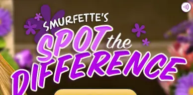 The Smurfs: Smurfette's Spot the Difference logo