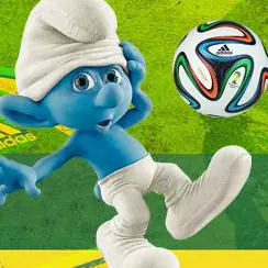 The Smurfs World Cup logo