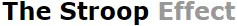 The Stroop Effect logo