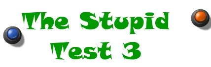 The Stupid Test 3 logo