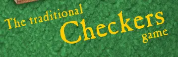 The Traditional Checkers Game logo